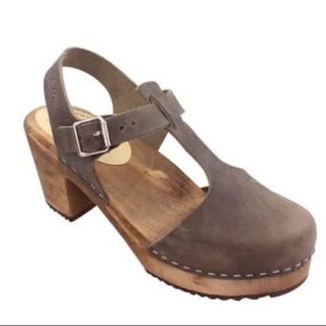Lotta from Stockholm HIGHWOOD T-BAR TAUPE, sz 41